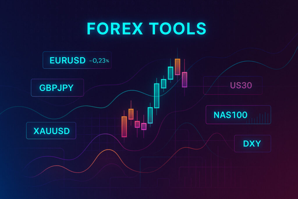 Forex trading indicators & tools showing EUR/USD momentum shift on OrbitPips platform
