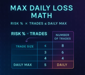 Max daily loss math trade count table – OrbitPips