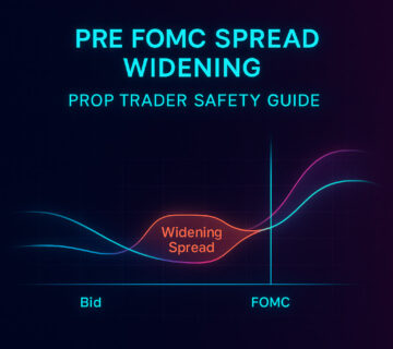 Pre FOMC spread widening timeline and prop-firm limits – OrbitPips