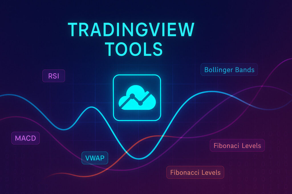 TradingView trading indicators & tools overlay on chart, OrbitPips real-time alerts